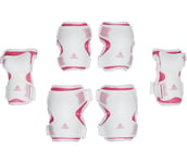 Leisureline Jr skyddsset 3 delar Barn WHITE/PINK M