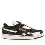 Reebok Mens Club C 85 Pump Shoes in Black-White material_Synthetic - Size UK 11