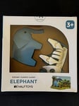 JOUET HALFTOYS PUZZLE MAGNETIC 3D TOY ELEPHANT HA004 ANIMAL  SERIES + DIORAMA