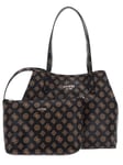 GUESS Vikky II Tote, Bag Women, Marron, Taille Unique