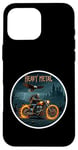 Coque pour iPhone 16 Pro Max Heavy Metal Thrash Hard Rock Horreur Rocker Tenue moto