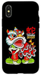 iPhone X/XS 2025 Year of the Snake Chinese New Year Lunar Zodiac Vintage Case