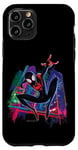 Coque pour iPhone 11 Pro Marvel Spider-Man Miles Morales Graffiti City