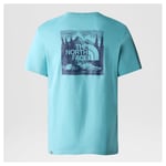 The North Face Mens S/S Redbox Celebration Tee (Blå (REEF WATERS/SUMMIT NAVY) XX-large)