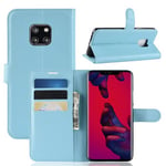 huawei Huawei Mate 20 Pro Pu Wallet Case [Lightblue]