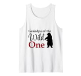 Grandpa of the Wild One Lumberjack Forest Baby 1st Birthday Tank Top