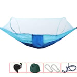 HAOCHI Voyage,Plage,1 2 Personne en Plein Air Hammock Léger Nylon Hamac Portable pour Camping Randonnée Sac à Dos,Hammock De Camping avec Le Moustiquaire-B 270x135cm