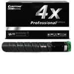 4x PRO Cartridge BLACK for Ricoh Aficio MP C-2030 MP C-2050-spf MP C-2550-csp