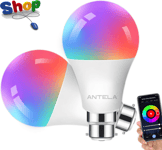 Smart  Bulb  B22  Alexa  Light  Bulbs ,  9W  LED  Wifi  Bulb ,  2700K - 6500K  R