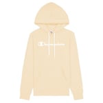 Champion Classics Women Hooded Sweatshirt Beige Medium Dame