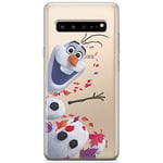 ERT GROUP Coque de Protection pour Samsung S10 5G - Motif Disney La Reine des Neiges 2 003 - Parfaitement adaptée à la Forme du téléphone Portable - en Partie Transparente