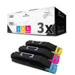 3X Toner For Kyocera TASKalfa 400 500 552 Like Color TK 855 CMY