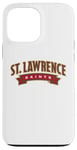 Coque pour iPhone 13 Pro Max St. Lawrence University Saints Banner Mark