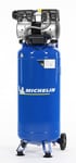 MICHELIN Compresseur d'Air Vertical Silencieux MVX 50/1, Compresseur d'Air Sans Huile, Pression Maximale 8 Bar, Puissance 1 CV, Réservoir 50 litres, Niveau Sonore 58 dB LpA