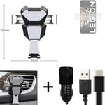 Pour Lenovo Legion Y70 titulaire téléphone + CHARGEUR voiture ventilation supp