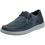 Slip ons Skechers  66387 Slip On homme BLEU