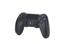 NK Wireless Controller for PS4 / PS3 / PC/Mobile - Dualshock vibration, fonction de détection 6 axes, lumière LED, écran tactile, prise casque, câble de chargement inclus - Noir