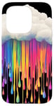 iPhone 15 Pro Colorful Rain Cloud Artwork For Joyful Nature Lovers Case