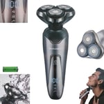 Rasoir Électrique Barbe Shaver Professionnel 3 Lames Rotatives Exposition LED