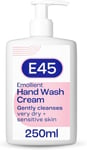 E45 Dermatological Emollient Wash Cream, 250 ml, Pack of 1