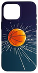 Coque pour iPhone 16 Pro Max Ballon de basket de sport en couleur classique