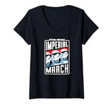 Womens Star Wars Imperial March Stormtroopers V-Neck T-Shirt