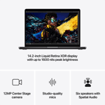 MacBook Pro 14-tum, M4 Pro 12-core, grafik 16-core, 48GB, 4TB SSD, Nanotextur, Rymdsvart