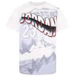 T-Shirt Nike Air Jordan Junior Garçon Enfant 95D161 001 Jumpman Blanc