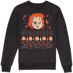 Chucky Killer Christmas Sweatshirt - Black - 5XL