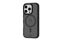 tech21 EvoCheck – Coque de Protection Contre Les Chocs pour iPhone 16 Pro Compatible avec MagSafe – Anthracite fumé