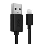 Câble USB C Type C de 1m pour Bang & Olufsen BeoLit 17 BeoPlay A1 BeoPlay A2 Active Beoplay H9i BeoPlay P2 transfert de données et charge 3A noir en