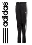 New adidas Originals Girls HW tracksuit pants Age 7-8 Black sport casual bottoms