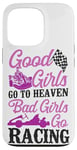 iPhone 13 Pro Go Kart Racing Girl Female Vintage Good Girls Go To Heaven Case