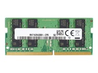 HP - DDR4 - module - 8 Go - SO DIMM 260 broches - 3200 MHz / PC4-25600 - 1.2 V - mémoire sans tampon - non ECC - promo - pour Elite Slice G2 (SODIMM); EliteDesk 705 G5 (SODIMM); EliteOne 800 G5 , 800 G6, 800 G8; ProDesk 600 G5 (SODIMM), 600 G6 (SODIMM);