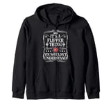 Flipper Name Its A Flipper Thing You Wouldn't Understand Zip Hoodie