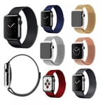 SKALO Milanese Loop Apple Watch Series 4-6 44mm - Fler färger Guld