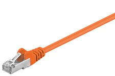 Wentronic Goobay Cat 5E Patchkabel, F/Utp, Orange, 0.5 M - Cca Kupfergemisch (93456)