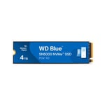 WD Blue 4TB SN5000 M.2 2280 PCIe Gen 4 NVMe SSD - 5500MB/s Read, 5000MB/s Write WDBS3F0040BNC-WRSN