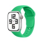 SRena Bracelet SBC1 pour bracelet apple watch se ultra 2 series 10 9 8 7 6 5 4 3 2 1 49mm 46mm 45mm 44mm 42mm 41mm 40mm 38mm cuir sport montre silicone en couleur Vert Poison