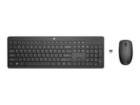 HP 235 - Ensemble clavier et souris - sans fil - Français - pour Elite Mobile Thin Client mt645 G7; Pro Mobile Thin Client mt440 G3; ZBook Fury 16 G9