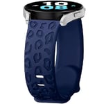 Bracelet Silicone pour Garmin Venu 2S/Vivomove 3S/Vivoactive 4S, Forerunner 255S/265S, 18mm Sport Leopard Bracelets de Remplacement pour Huawei Watch GT 5 Pro 42mm/GT 5/GT 4 41mm