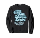 Willy Wonka Swirly Writing Sweatshirt