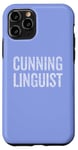 Coque pour iPhone 11 Pro Costume d'Halloween rusé de dernière minute pour linguiste