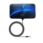 Antenne TV intérieure Hdtvt2 numérique,onde de sol,mini,voiture,montres,voyage,Smart TV - Type Black #E