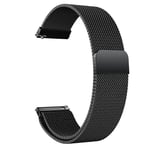 SKALO Milanese Loop till Mibro GS Active/GS Pro - Svart