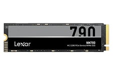 Lexar NM790 SSD interne 2To, M.2 2280 PCIe Gen4x4 NVMe 1.4 SSD, Jusqu'à 7400 Mo/s en lecture, 6500 Mo/s en écriture, pour PS5, les Passionnés de PC et les Joueurs (LNM790X002T-RNNNG)