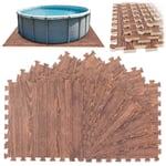 Tapis de piscine puzzle en mousse 50 x 50 cm 8 pcs