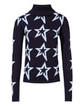 Star Dust Sweater - Dark Charcoal Blue/Bluebird Star