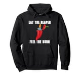 Eat The Carolina Reaper Spicy Chili Red Pepper Hot Sauce Pullover Hoodie