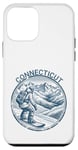 Coque pour iPhone 12 mini Connecticut Snowboard Snowboarder